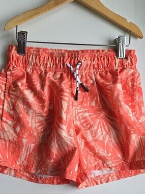 art class Bright Orange Mesh-Lined Swim Shorts